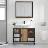 Scaffale da parete Rovere artigianale 65 x 20 x 60 cm