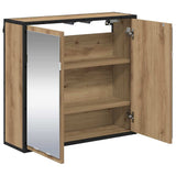 Scaffale da parete Rovere artigianale 65 x 20 x 60 cm