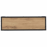 Scaffale da parete con porta Rovere artigianale 65 x 20 x 60 cm