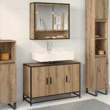 Mobile da Bagno Rovere artigianale 90 x 33 x 60 cm
