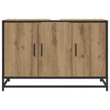 Mobile da Bagno con porta Rovere artigianale 90 x 33 x 60 cm