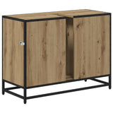 Mobile da Bagno con cassetto Rovere artigianale 80 x 33 x 60 cm