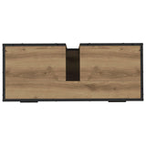 Mobile da Bagno con cassetto Rovere artigianale 80 x 33 x 60 cm