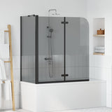 Involucro Doccia Nero 120 x 68 x 130 cm Vetro ESG e Alluminio