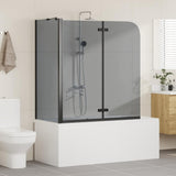 Involucro Doccia Nero 120 x 68 x 130 cm Vetro ESG e Alluminio