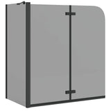 Involucro Doccia Nero 120 x 68 x 130 cm Vetro ESG e Alluminio