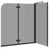 Involucro Doccia Nero 120 x 68 x 130 cm Vetro ESG e Alluminio