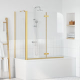 Involucro Doccia Oro 120 x 68 x 130 cm Vetro ESG e Alluminio