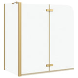 Involucro Doccia Oro 120 x 68 x 130 cm Vetro ESG e Alluminio