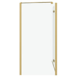 Involucro Doccia Oro 120 x 68 x 130 cm Vetro ESG e Alluminio