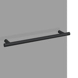 Involucro Doccia Nero 95 x 140 cm Vetro ESG e Alluminio