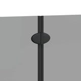 Involucro Doccia Nero 120 x 140 cm Vetro ESG e Alluminio