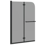 Involucro Doccia Nero 120 x 140 cm Vetro ESG e Alluminio