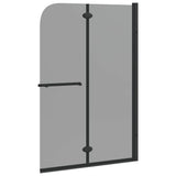 Involucro Doccia Nero 120 x 140 cm Vetro ESG e Alluminio