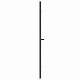 Involucro Doccia Nero 120 x 140 cm Vetro ESG e Alluminio