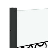Involucro Doccia Nero e trasparente 130 x 130 cm