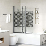 Involucro Doccia Nero e trasparente 130 x 130 cm