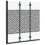 Involucro Doccia Nero e trasparente 130 x 130 cm