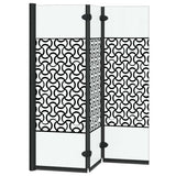 Involucro Doccia Nero e trasparente 130 x 130 cm