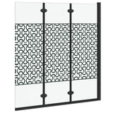 Involucro Doccia Nero e trasparente 130 x 130 cm