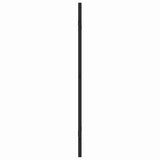 Involucro Doccia Nero e trasparente 130 x 130 cm