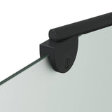 Involucro Doccia Nero 120 x 68 x 130 cm Vetro ESG e Alluminio