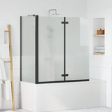 Involucro Doccia Nero 120 x 68 x 130 cm Vetro ESG e Alluminio