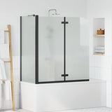 Involucro Doccia Nero 120 x 68 x 130 cm Vetro ESG e Alluminio