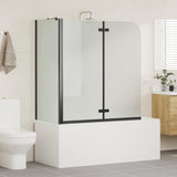 Involucro Doccia Nero 120 x 68 x 130 cm Vetro ESG e Alluminio