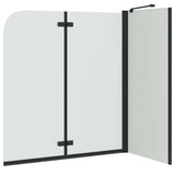 Involucro Doccia Nero 120 x 68 x 130 cm Vetro ESG e Alluminio