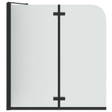 Involucro Doccia Nero 120 x 68 x 130 cm Vetro ESG e Alluminio