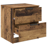 Armadio da Notte 2 pcs Legno vecchio 45 x 39 x 50cm