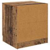 Armadio da Notte 2 pcs Legno vecchio 45 x 39 x 50cm