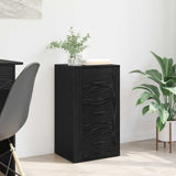 Credenza Rovere Nero 40 x 33 x 70 cm Legno truciolato