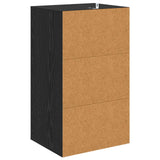 Credenza Rovere Nero 40 x 33 x 70 cm Legno truciolato