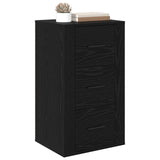 Credenza Rovere Nero 40 x 33 x 70 cm Legno truciolato