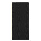 Credenza Rovere Nero 40 x 33 x 70 cm Legno truciolato