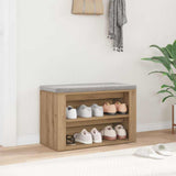 Scarpiera rovere artigianale 75 x 35 x 45 cm Legno truciolato