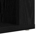 Scarpiera Rovere nero 75 x 35 x 45 cm Legno truciolato