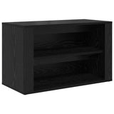 Scarpiera Rovere nero 75 x 35 x 45 cm Legno truciolato