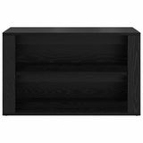 Scarpiera Rovere nero 75 x 35 x 45 cm Legno truciolato