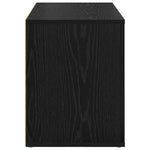 Scarpiera Rovere nero 75 x 35 x 45 cm Legno truciolato