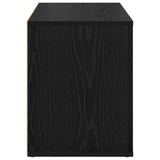 Scarpiera Rovere nero 75 x 35 x 45 cm Legno truciolato