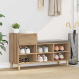 Mobile per scarpe Rovere artigianale 102 x 36 x 60 cm