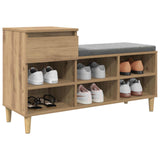 Mobile per scarpe Rovere artigianale 102 x 36 x 60 cm