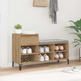 Mobile per scarpe rovere artigianale 102 x 36 x 60 cm