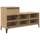 Mobile per scarpe rovere artigianale 102 x 36 x 60 cm