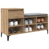 Mobile per scarpe rovere artigianale 102 x 36 x 60 cm