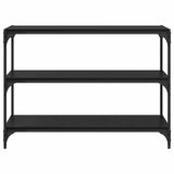 Armadio per Libri Rovere nero 100 x 33 x 70,5 cm