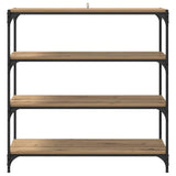 Armadio per Libri Rovere artigianale 100 x 33 x 100 cm